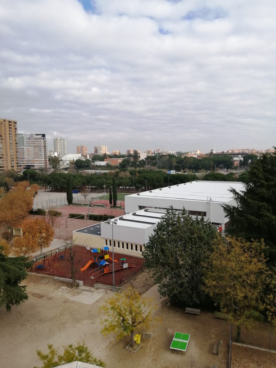 Obra: Gimnasio y pista polideportiva cubierta, Colegio Sagrado Corazón de Madrid.