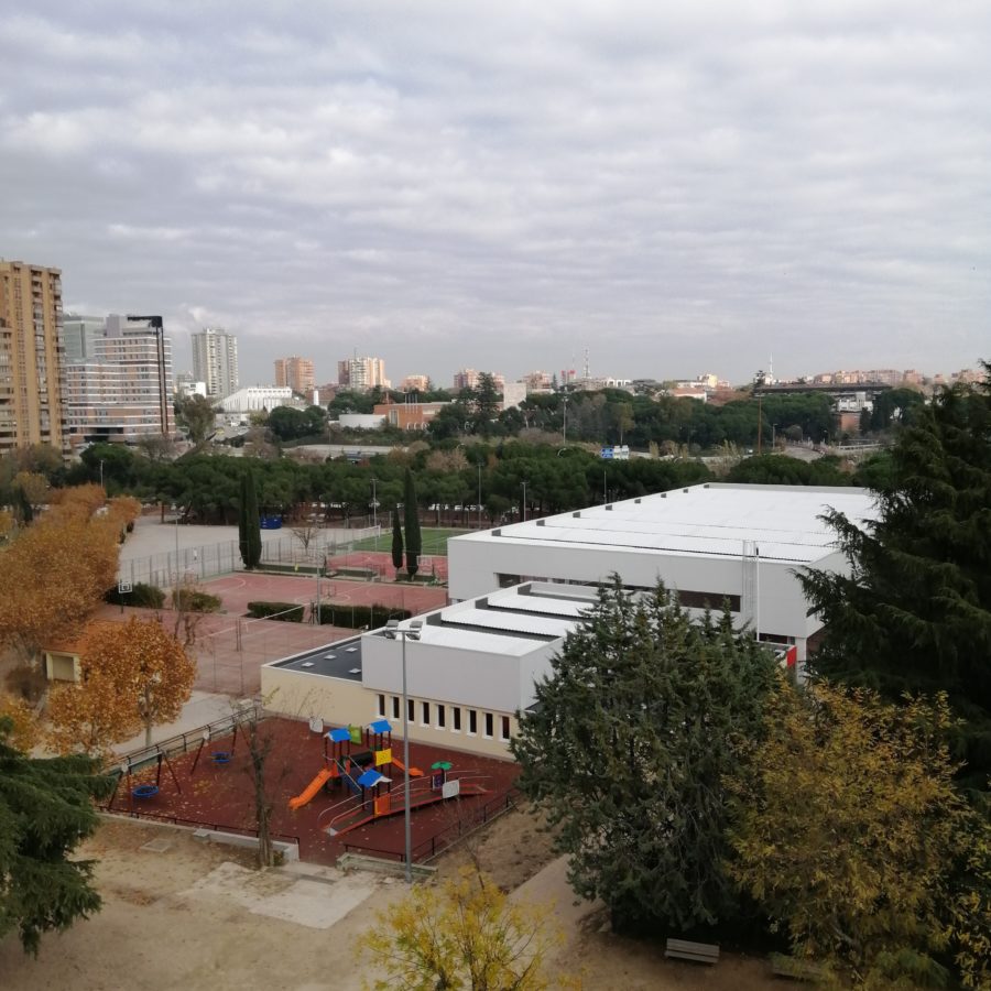 Obra: Gimnasio y pista polideportiva cubierta, Colegio Sagrado Corazón de Madrid.